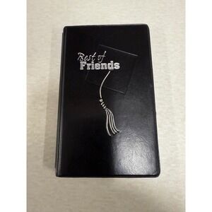 Jostens Best of Friends Graduation Address Book Photo Album Black Silver Tassel